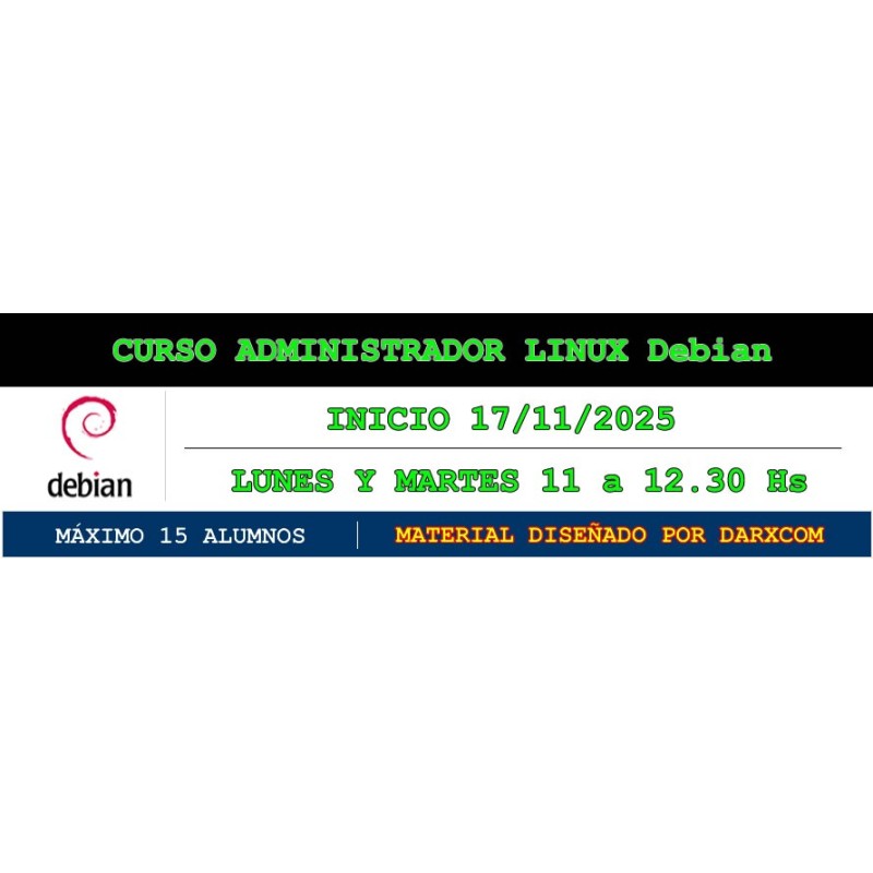 Curso Administrador Linux Debian